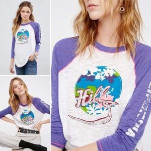 Free People California Hills Oversized Baseball Shirt